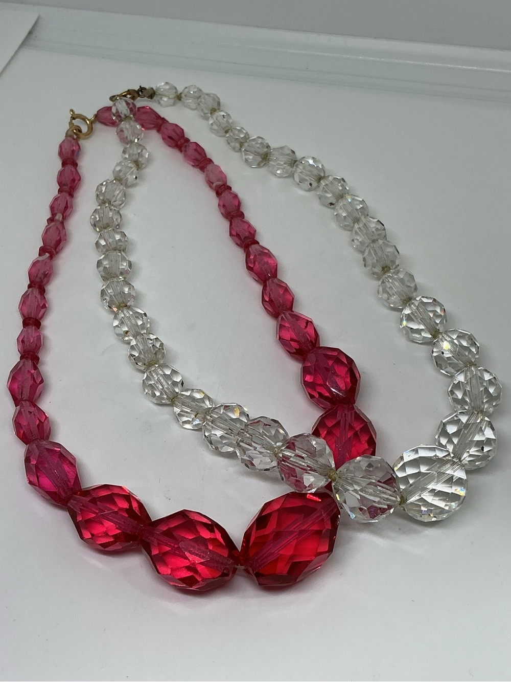 Vintage Czech Glass Beaded Necklaces Small